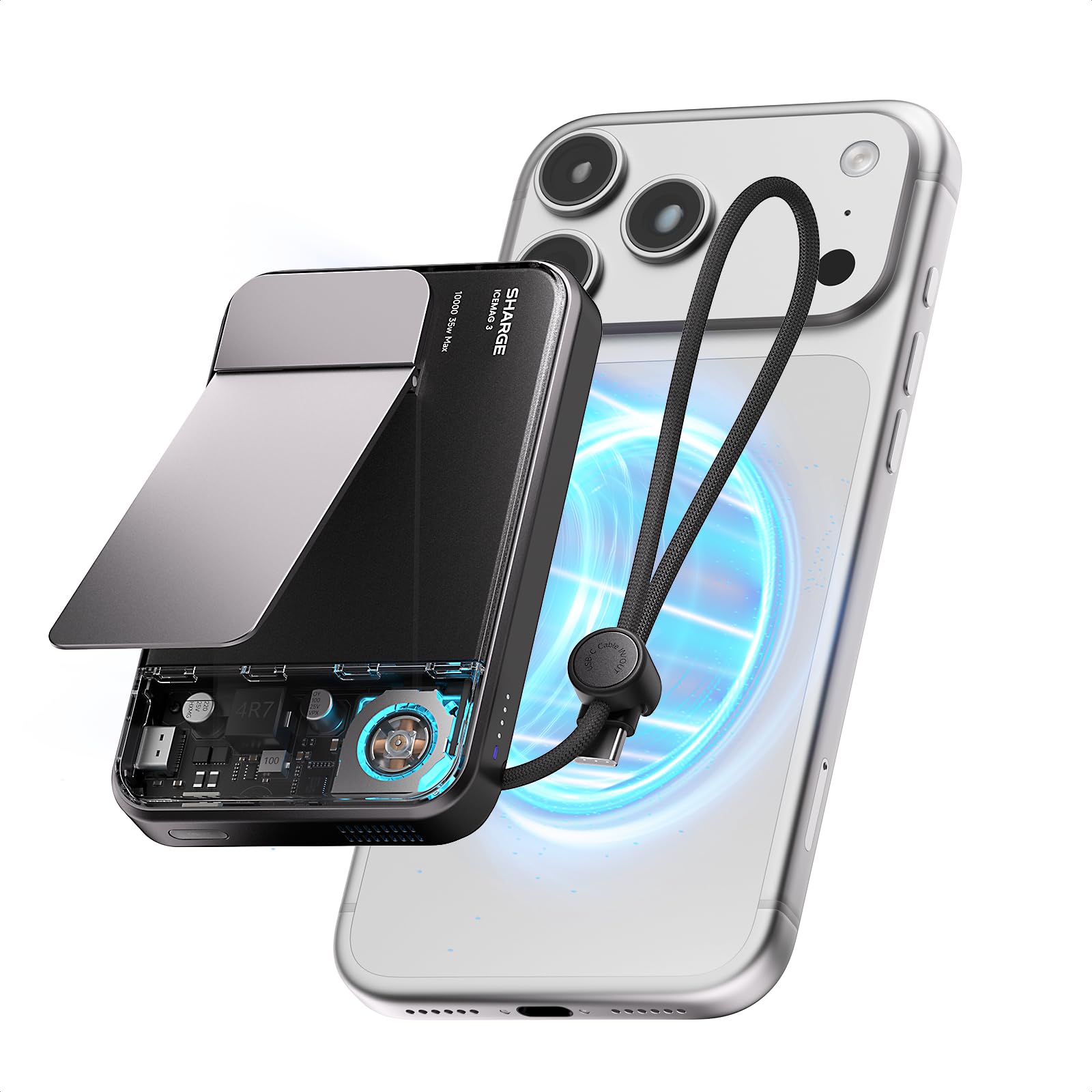sharge for MagSafe Power Bank Qi2.2 25W 10000mAh Magnetic Portabl - sharge Official Product View 8