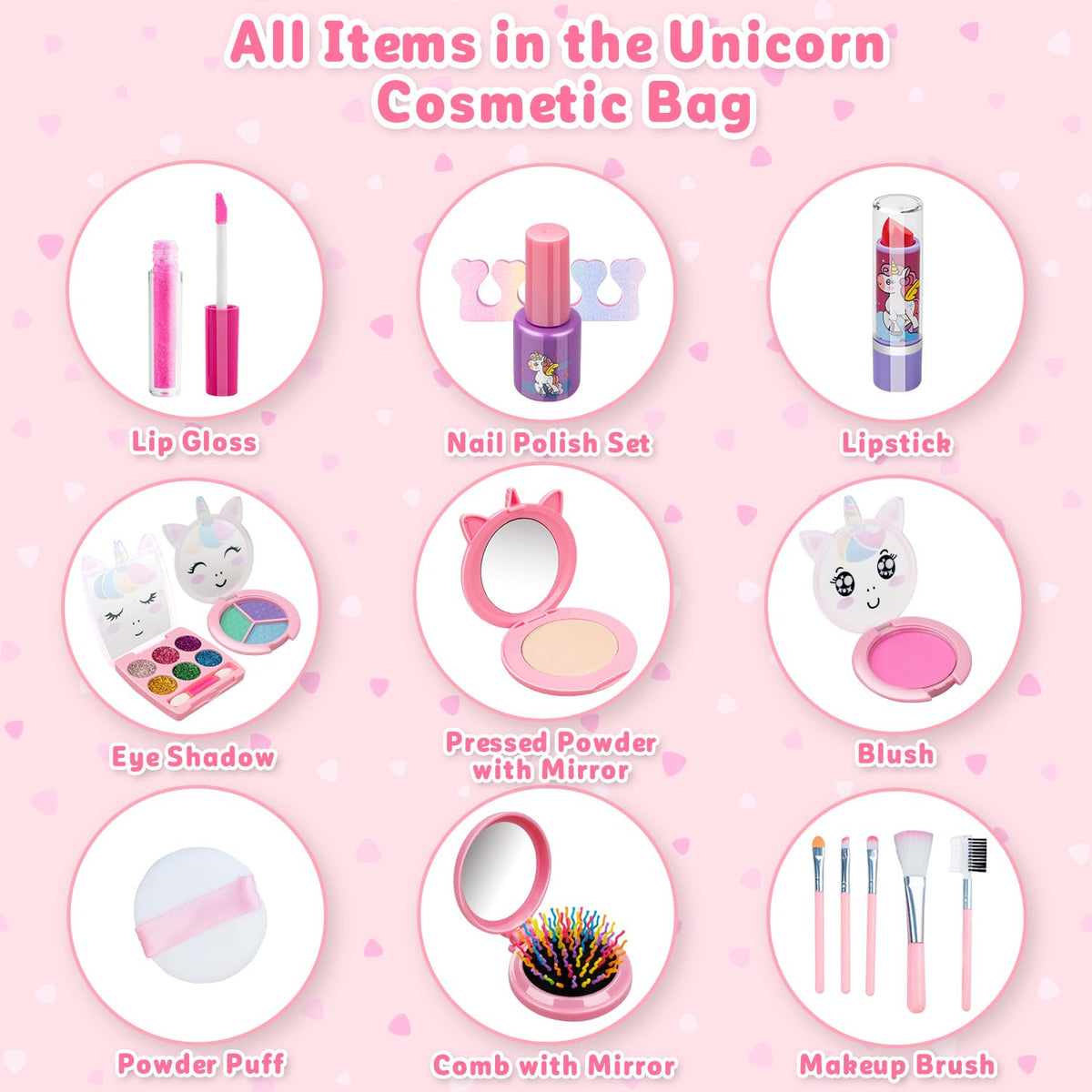 Kids Makeup Kit for Girl - Hollyhi Official Imagery - 4