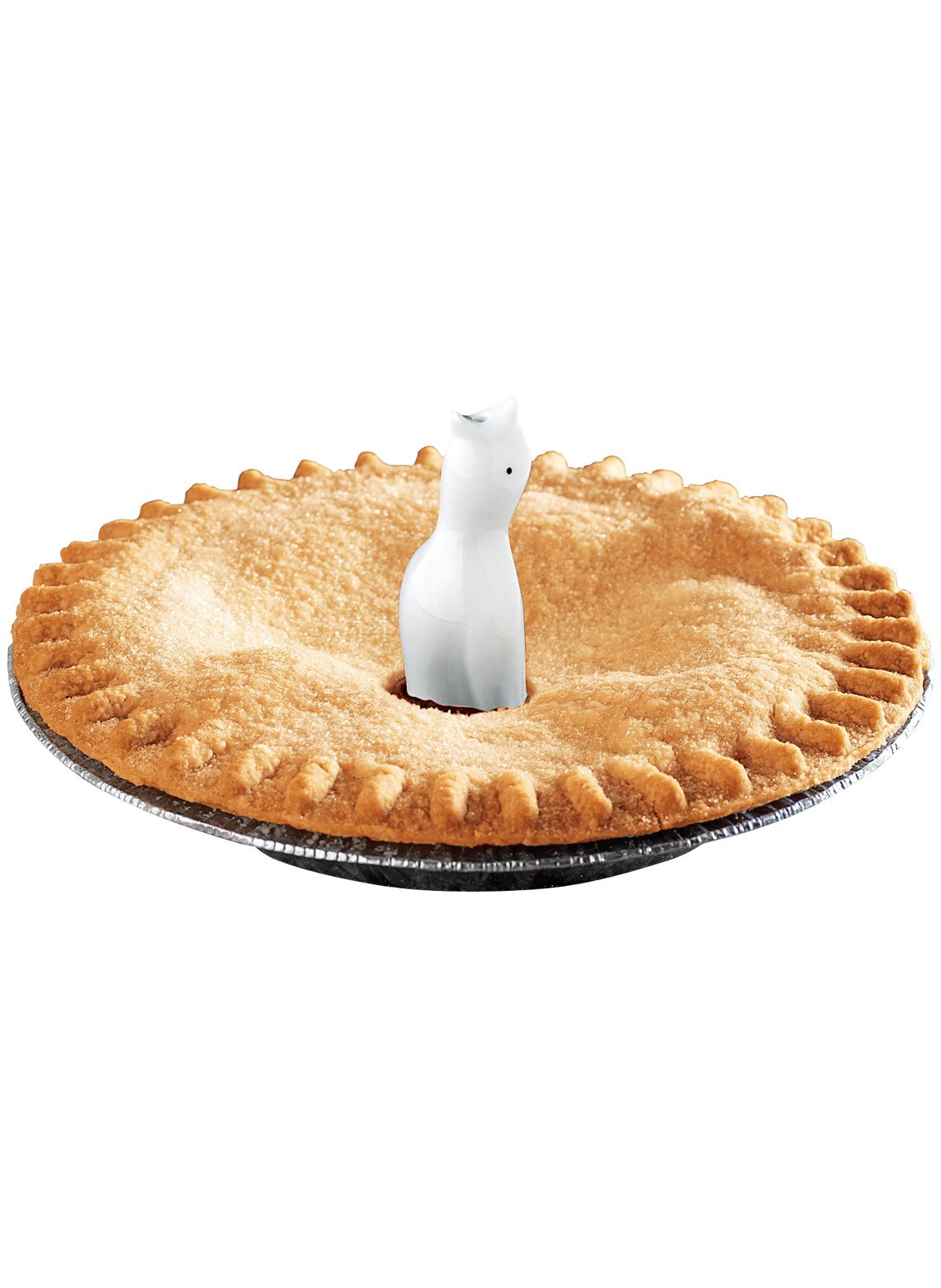 R&M International Black and White Pie Bird Vents, Set of 2 - View 7