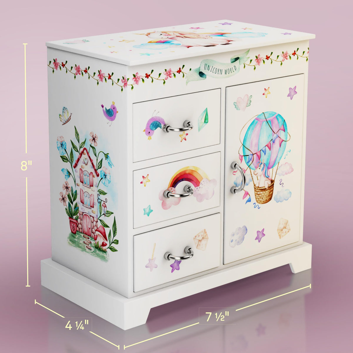 Pretty Me Unicorn Musical Jewelry Box for Kids - Pretty Me Official Imagery - 4
