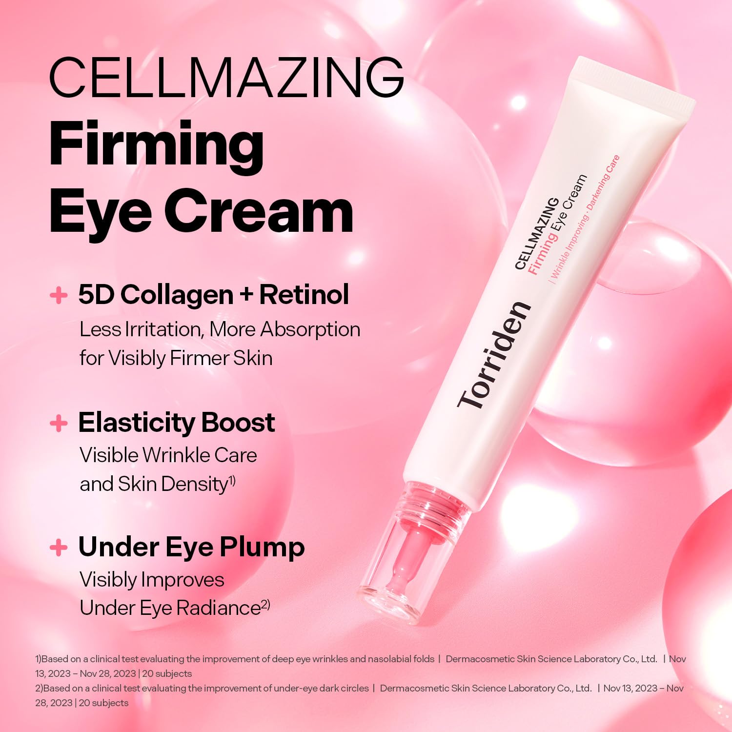 Torriden CELLMAZING Collagen Firming Eye Cream 30ml - Torriden Official Imagery - 3