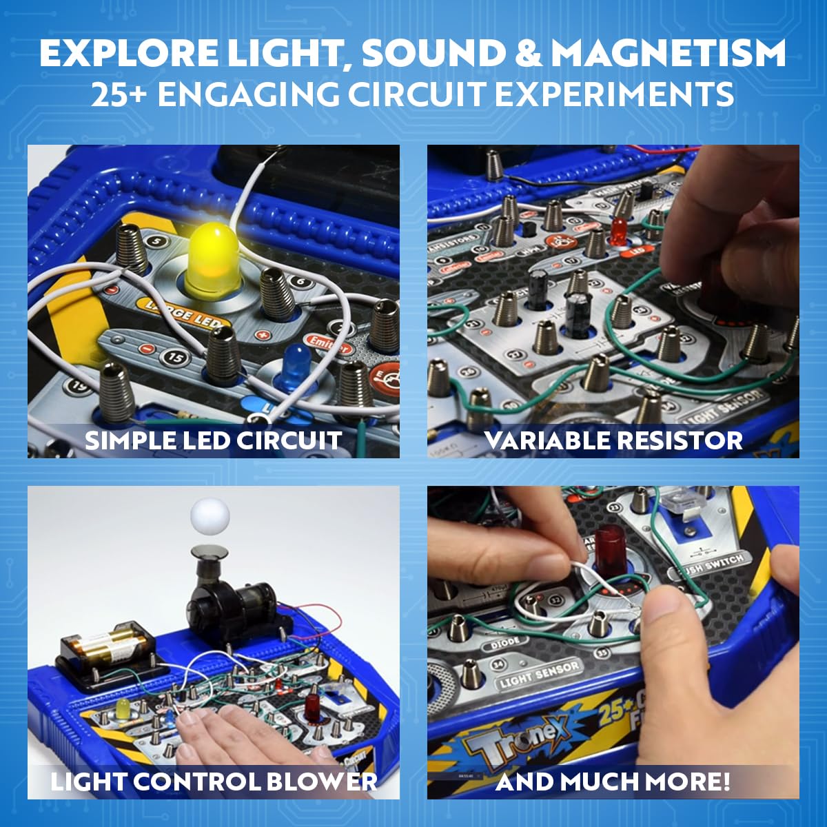 Playz Circuit Board for Kids Educational Science Kits for - Playz Official Imagery - 7
