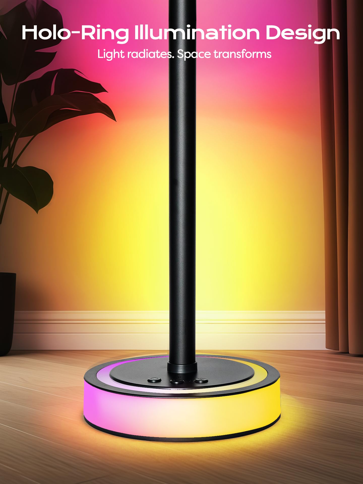 BRINGUX Smart Corner Floor Lamp, RGBICW LED Standing Lamp with App Control, 16 M - BRINGUX Official Product View 8