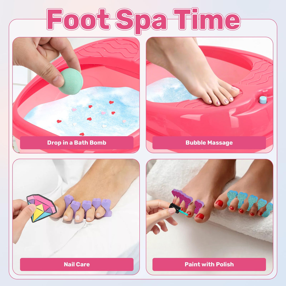 Kids Foot Spa Kit - IPOOLTENG Official Imagery - 6