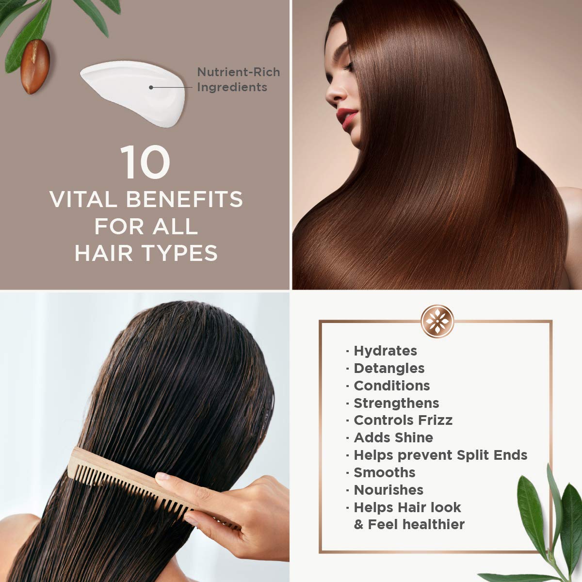 Argan Magic 10 in 1 Hair Treatment & Stylizing Spray – Multipurpose Leave in - Argan Magic Official Product View 6