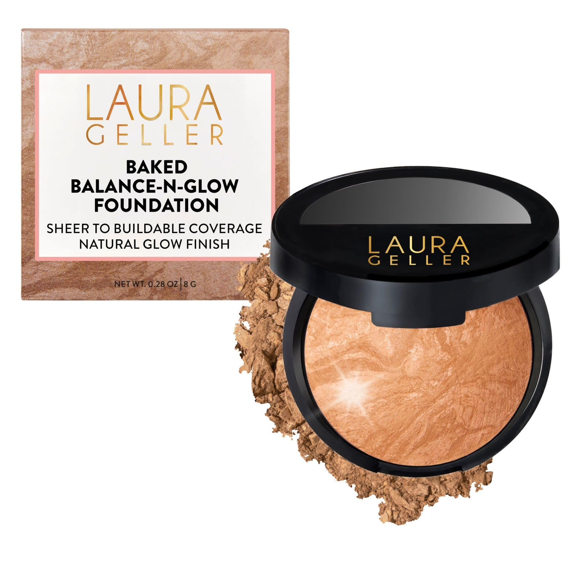 LAURA GELLER Baked Balance N Glow Foundation - LAURA GELLER NEW YORK Official Imagery - 2
