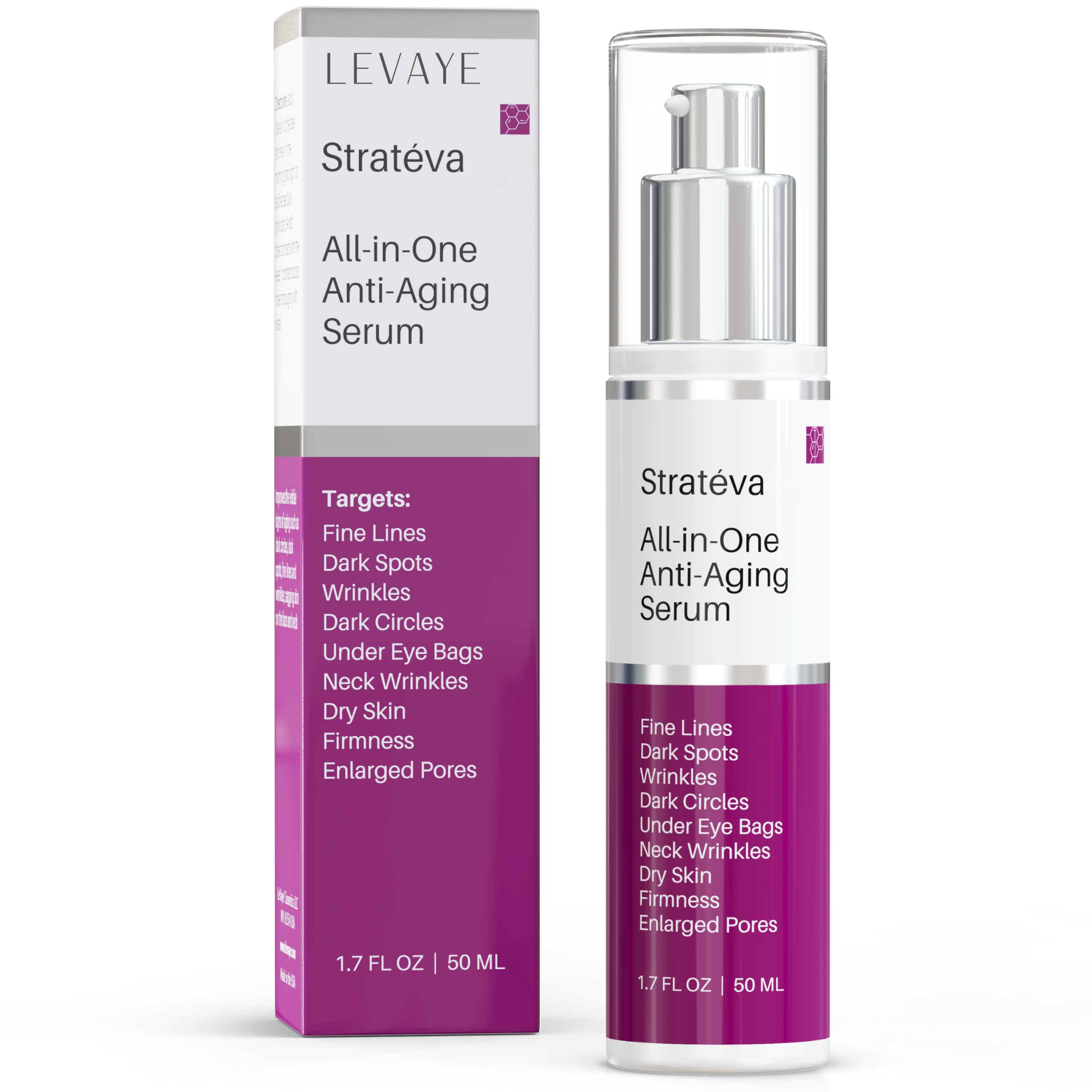 LeVaye Strateva RX Advanced Anti Aging Serum For Men Vitamin - LeVaye' Official Imagery - 2