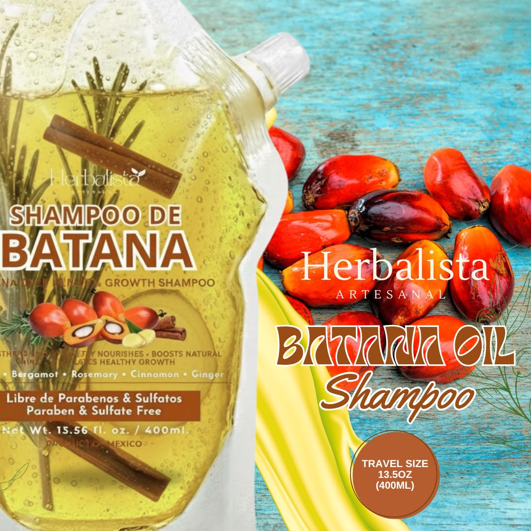 Herbalista 2 Pack Bundle - Viral Batana Oil Herbal Shampoo Pouch 400ml - View 7