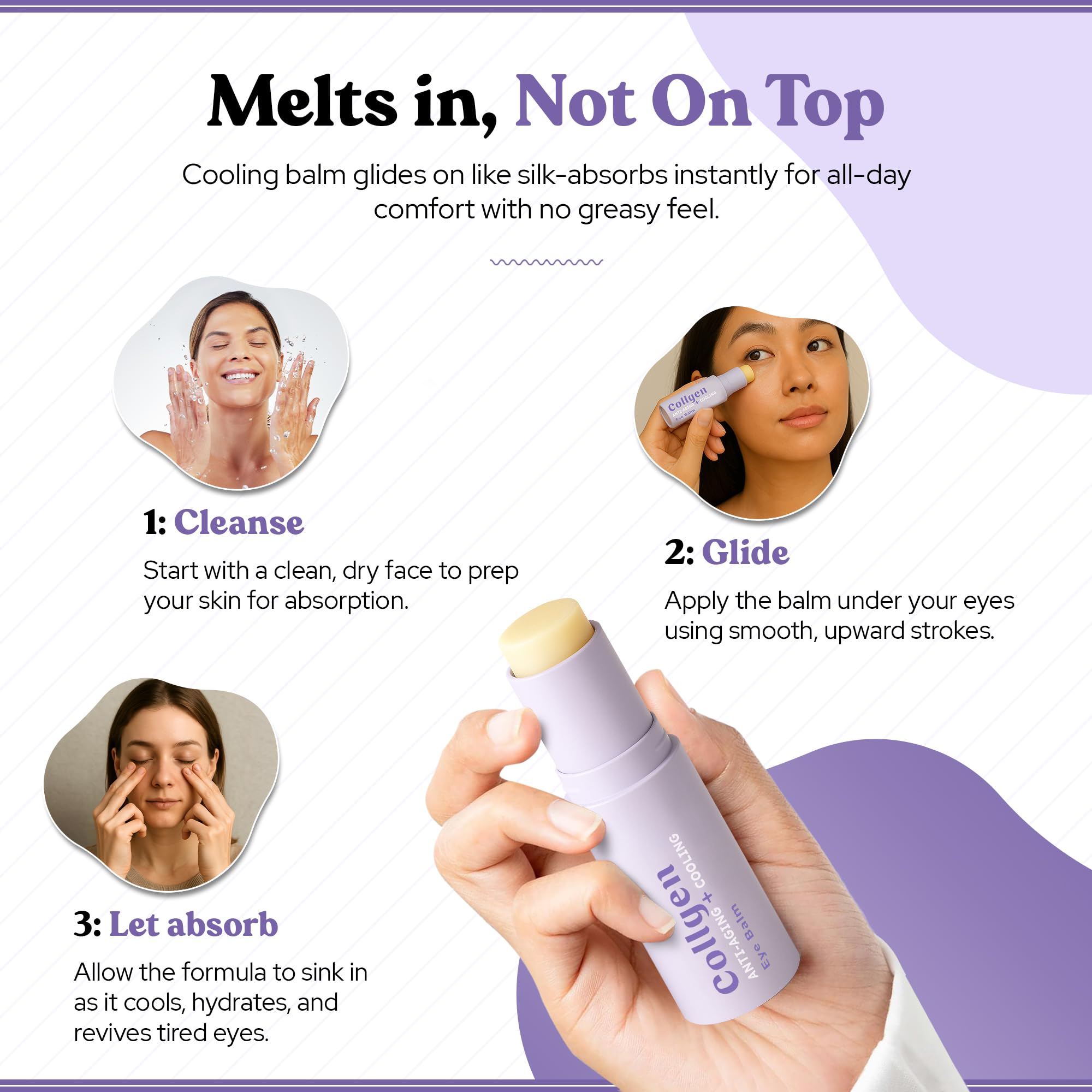 Bella Bliss Collagen Eye Balm Stick for Dark Circles, Puffiness & Wrin - View 6