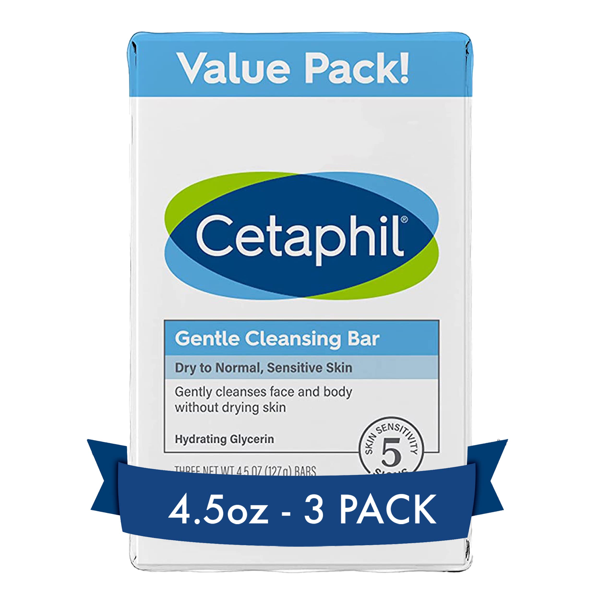 Cetaphil Gentle Cleansing Bar Soap, Sensitive & Dry Skin, 4. , 6ct - Cetaphil Official Product View 10