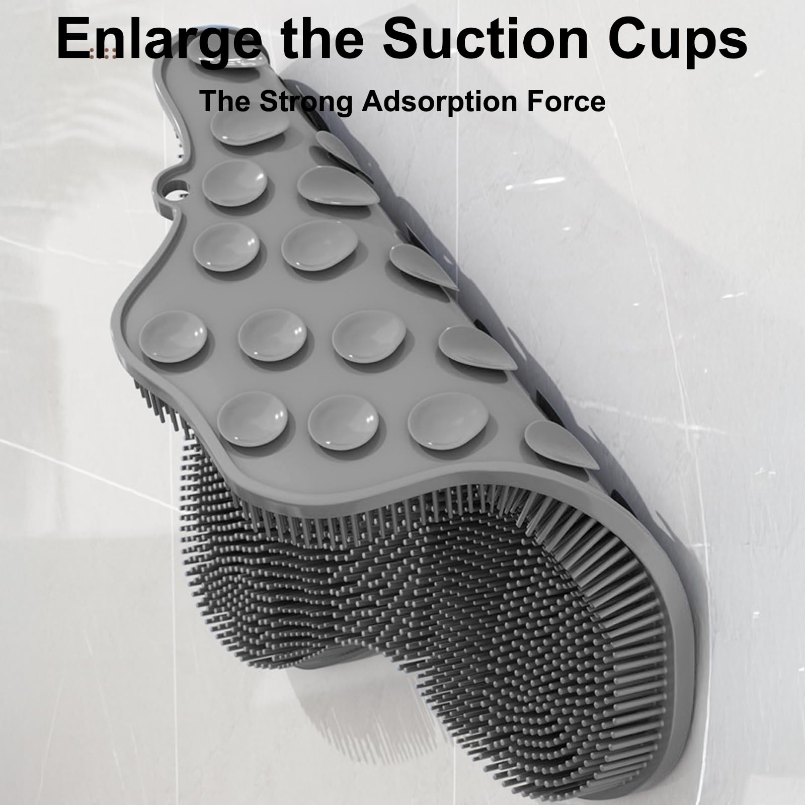 Easkite Shower Foot Scrubber Mat with Suction Cups