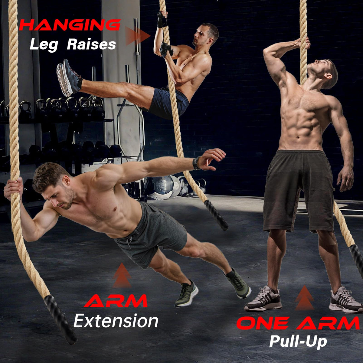 Climbing Rope Gym Workout - Sodlar Official Imagery - 4