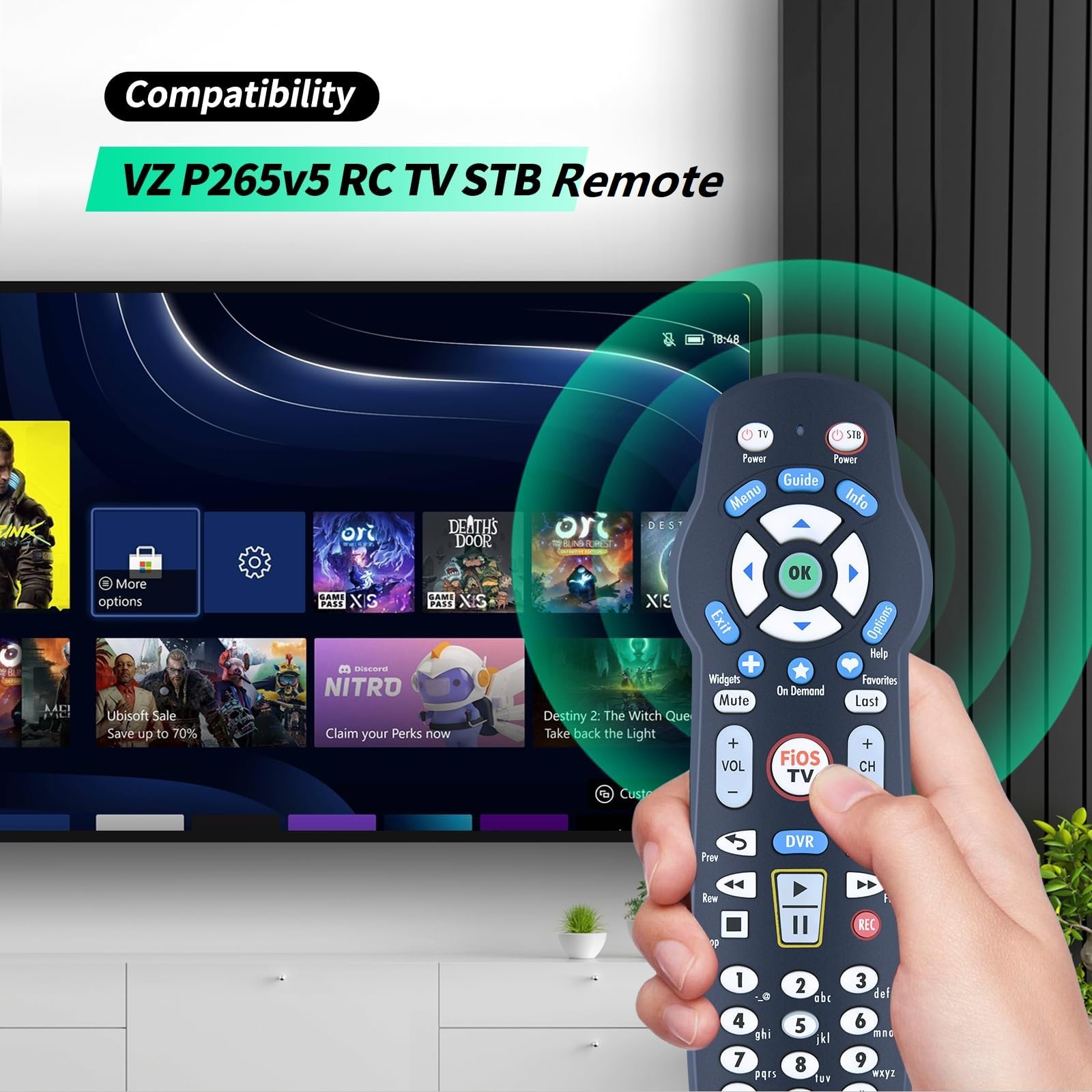 Verizon FiOS Replacement Remote Control VZ P265v5