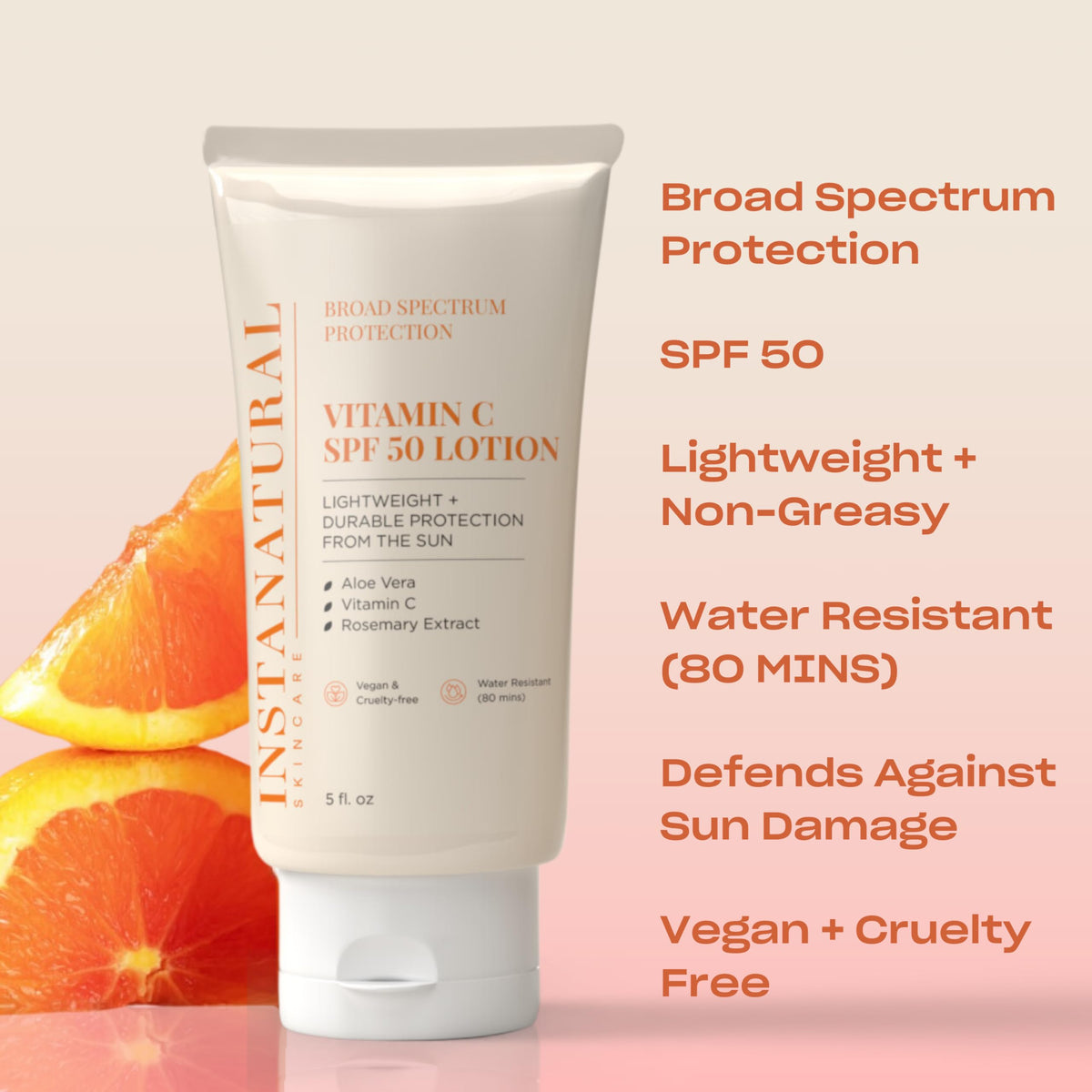 InstaNatural Vitamin C SPF 50 Lotion Broad Spectrum - InstaNatural Official Imagery - 3