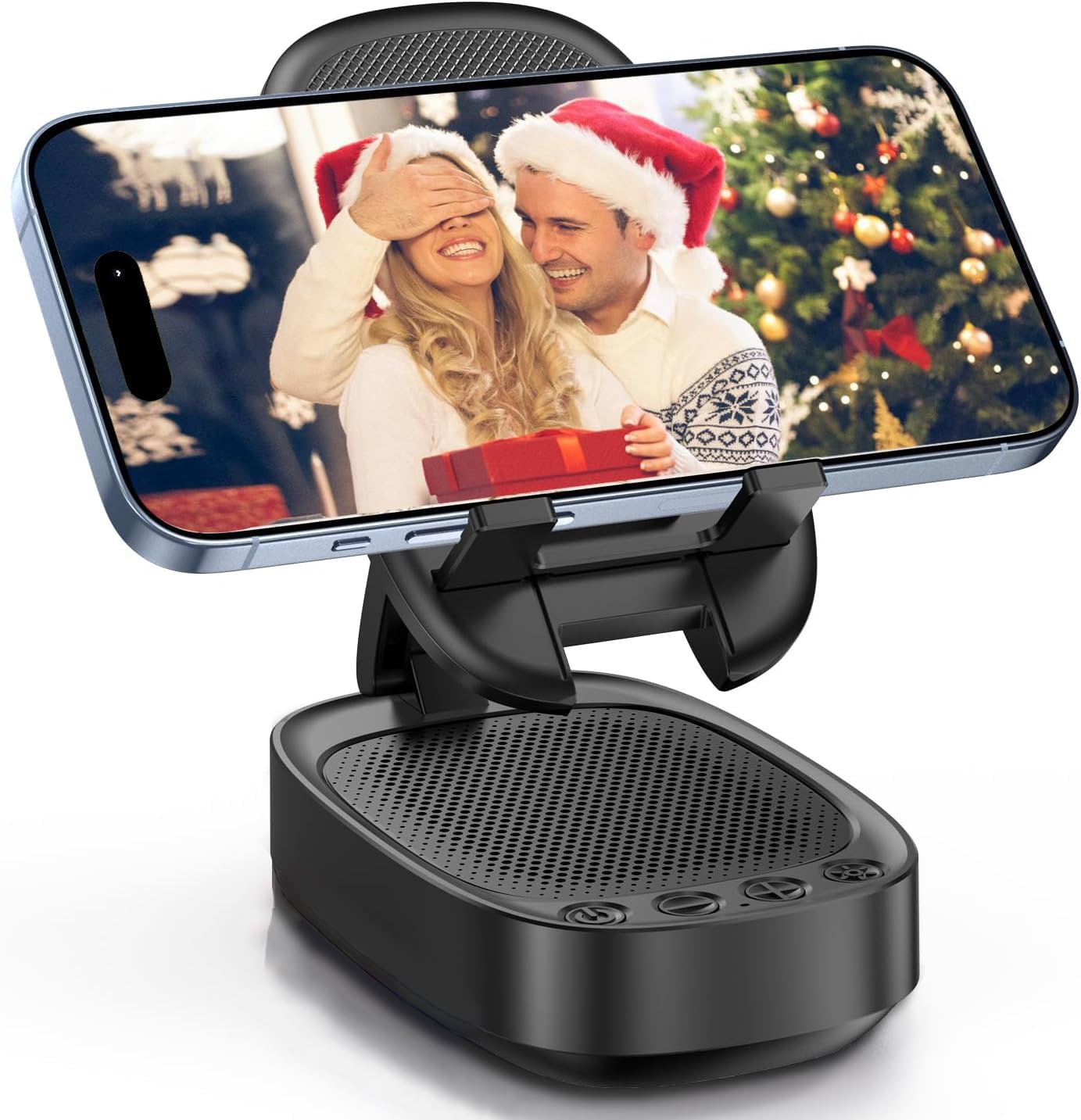 Cell Phone Stand with Wireless Bluetooth Speaker, Unique Gifts - Product Imagery