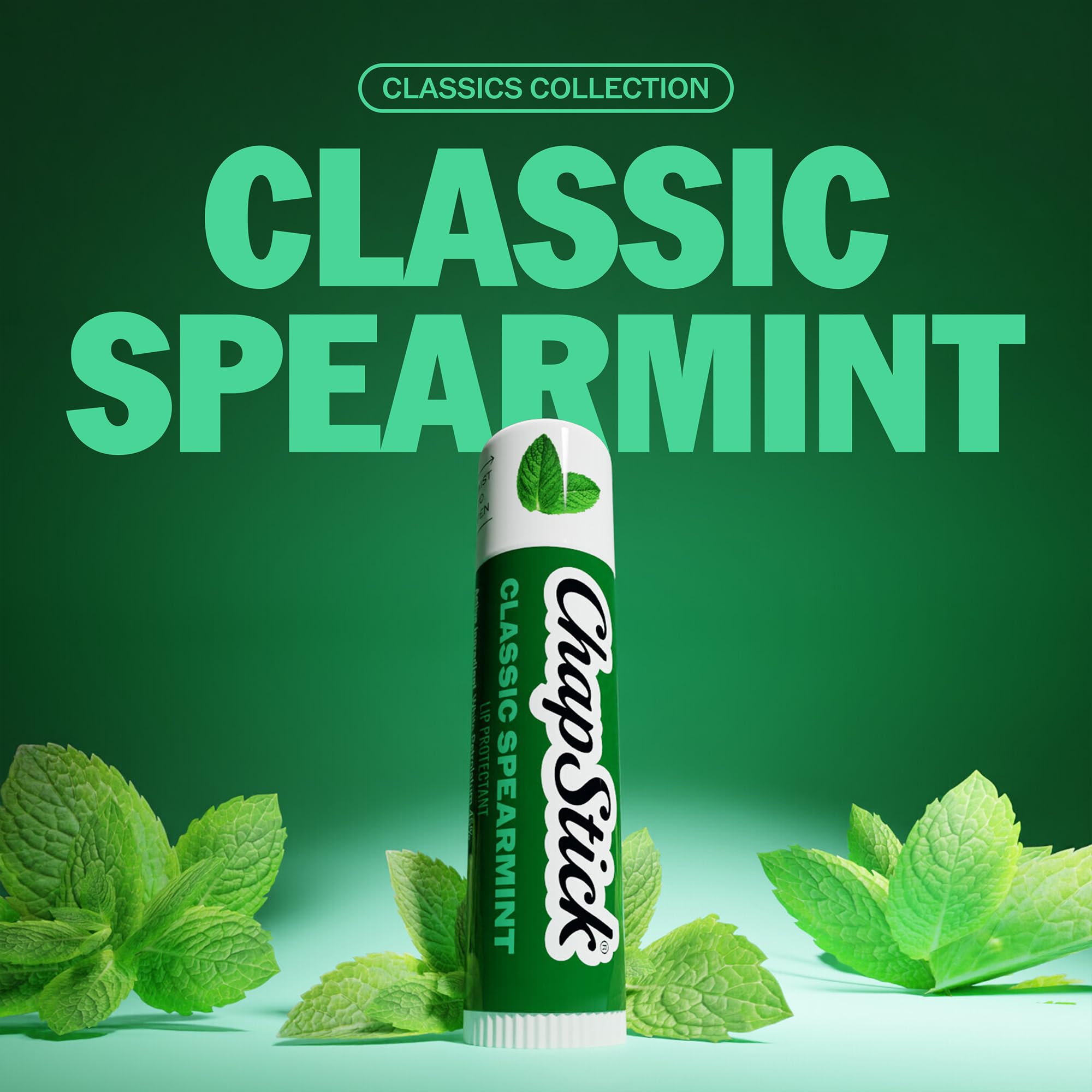ChapStick Classic Spearmint Lip Balm, Bulk 12-Pack - ChapStick