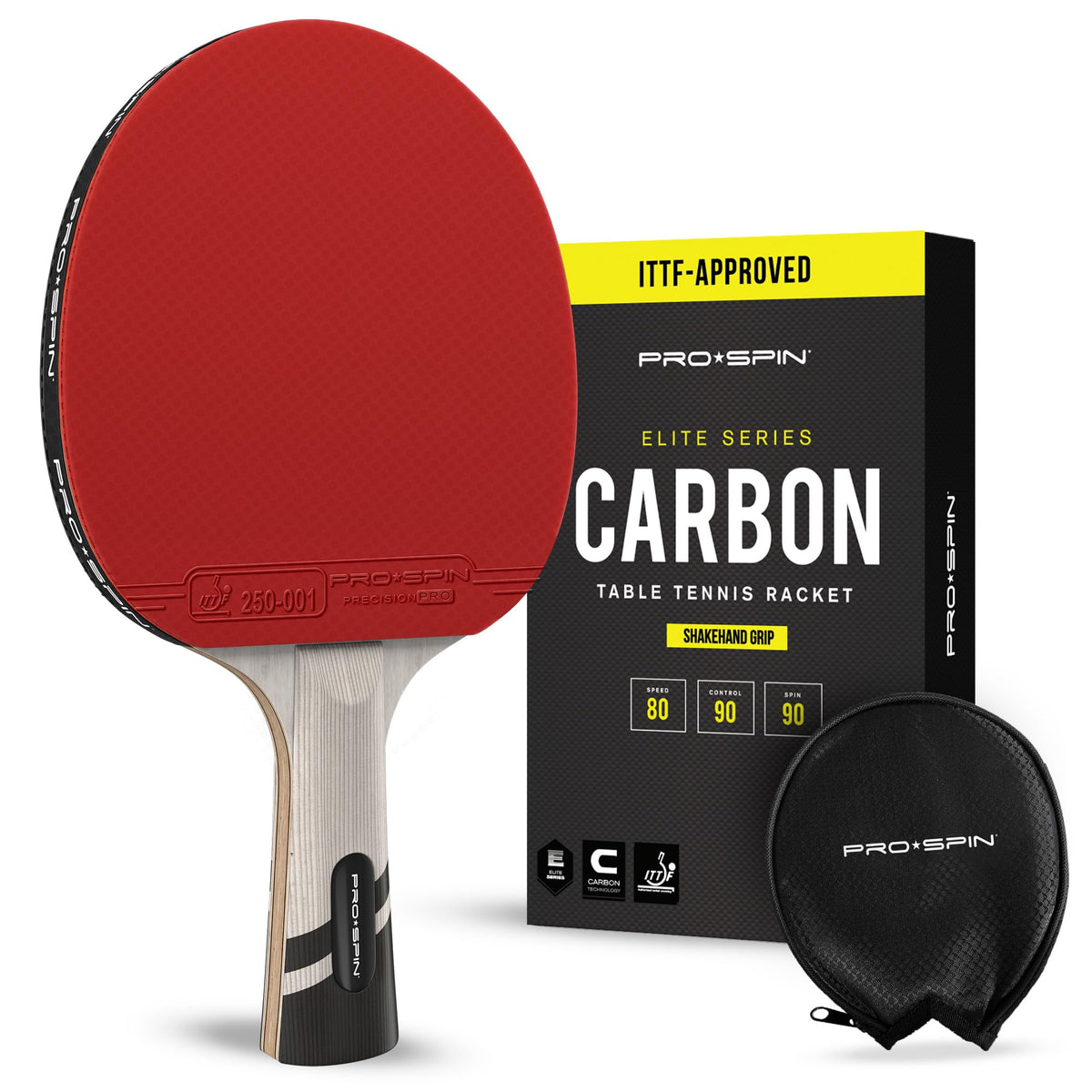 PRO SPIN Ping Pong Paddles ITTF Approved Professional Table - PRO-SPIN Official Imagery - 1