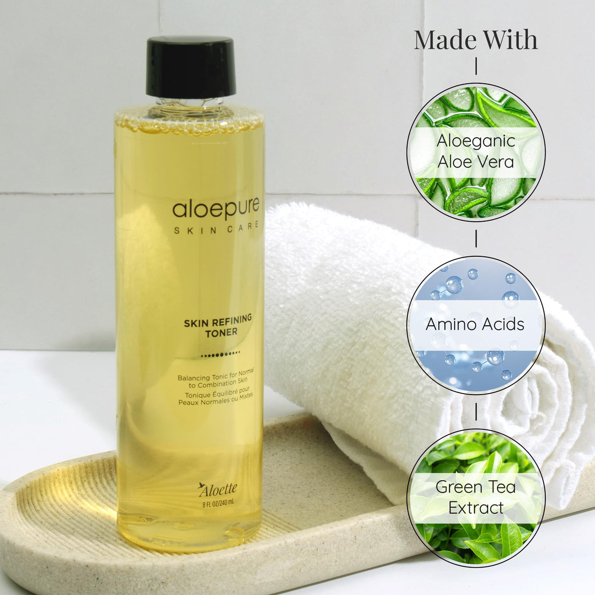 Aloette Skin Refining Toner for Face - Aloette Official Imagery - 4