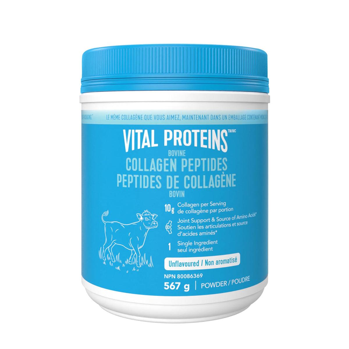 Vital Proteins Unflavoured Collagen Peptides 567 GR - Vital Proteins Official Imagery - 1