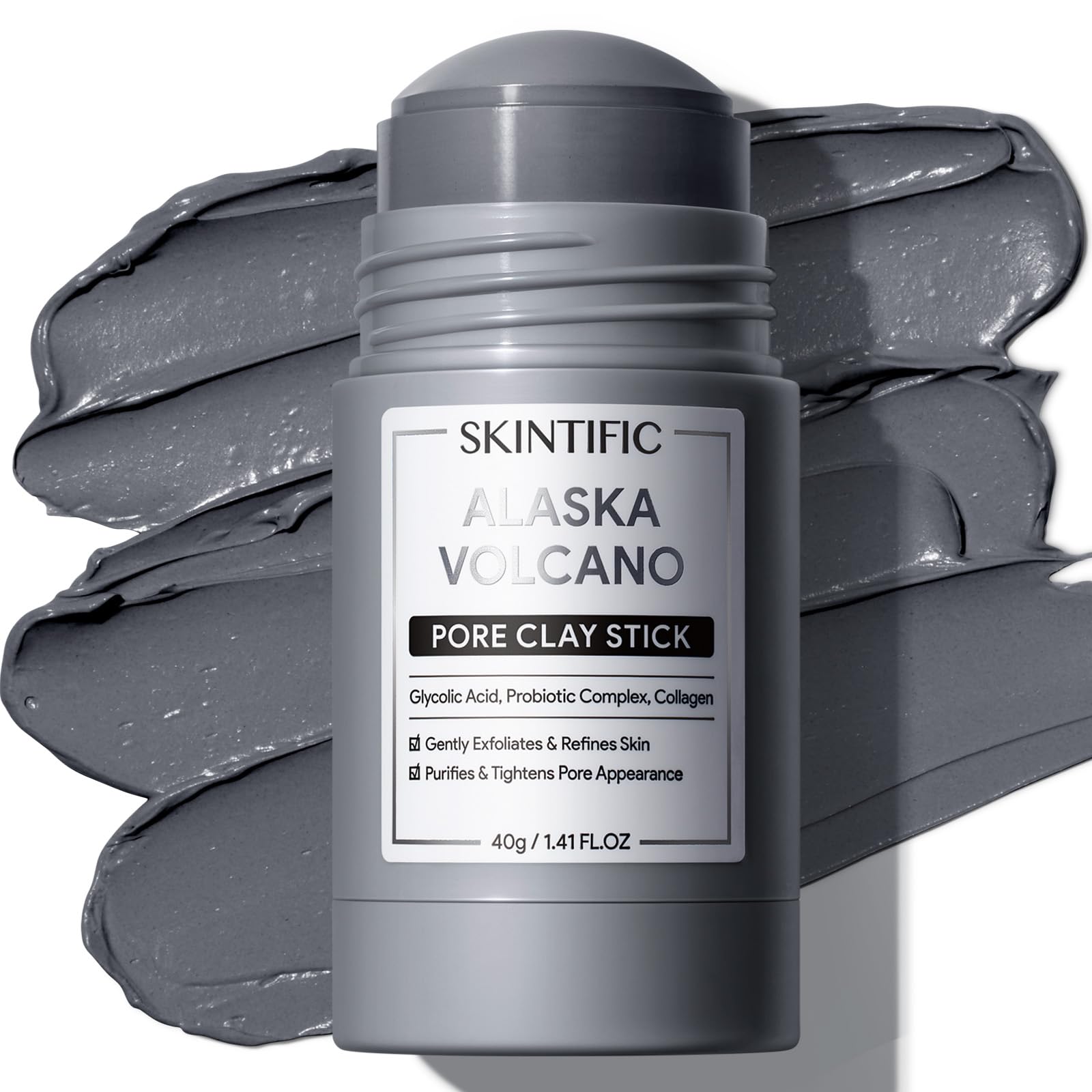 SKINTIFIC Deep Pore Cleansing Blackhead Remover Face Mask Stick, - SKINTIFIC