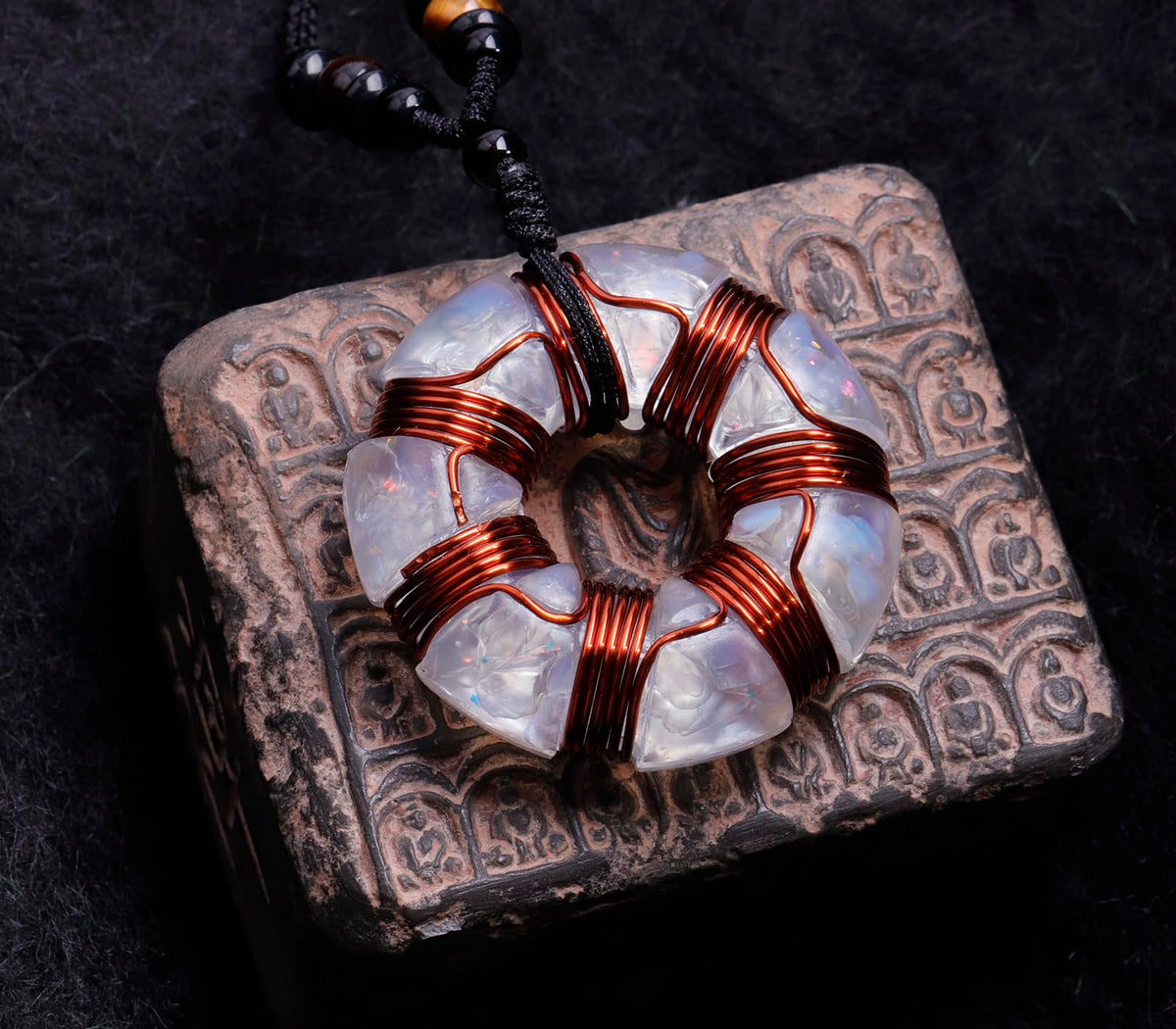 Day Day Up 7 Chakra Orgonite Pendant Necklace - Day Day Up Official Imagery - 6