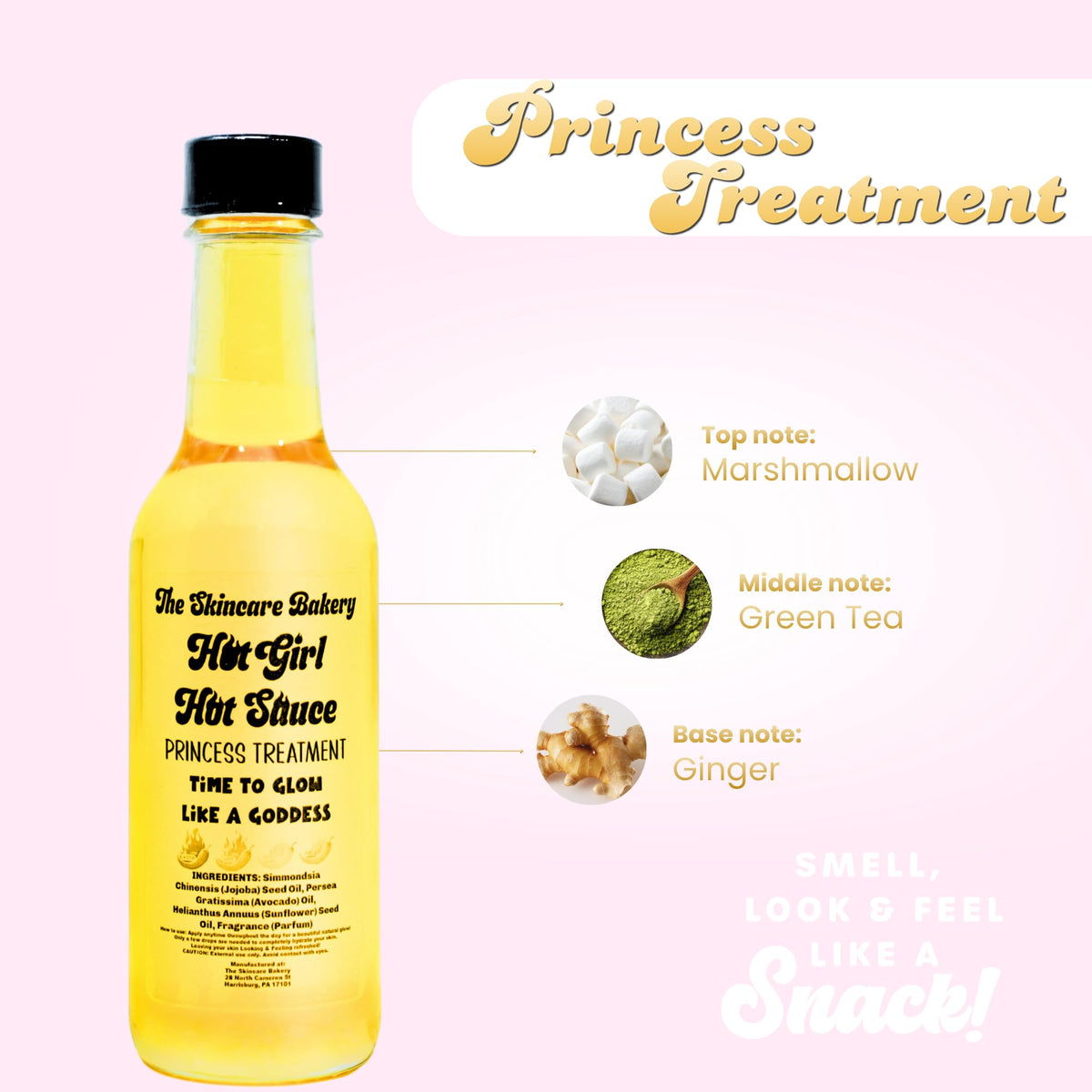 The Skincare Bakery Viral Hot Girl Hot Sauce Body Oil - The Skincare Bakery Official Imagery - 3