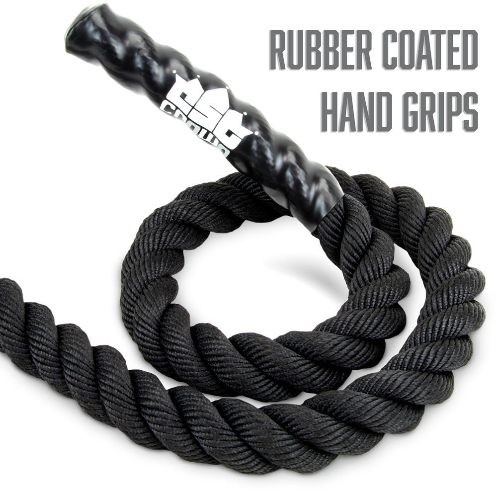 Crown Sporting Goods Battle Ropes Durable Poly Dacron Rope - Crown Sporting Goods Official Imagery - 5