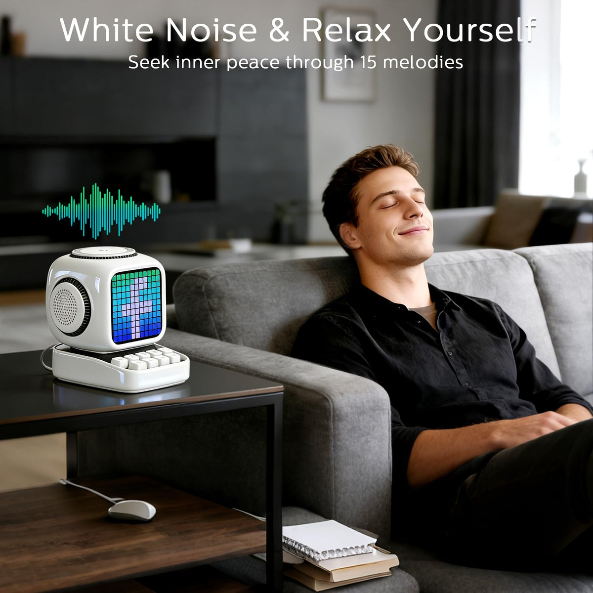 Smart Bluetooth Speaker with Wireless Charger Tiffhome - tiffhome Official Imagery - 6