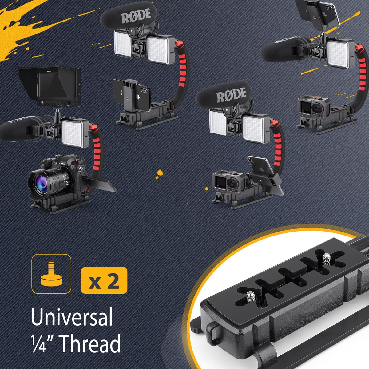 Zeadio Camera Smartphone Handheld Stabilizer Triple Cold - Zeadio Official Imagery - 8