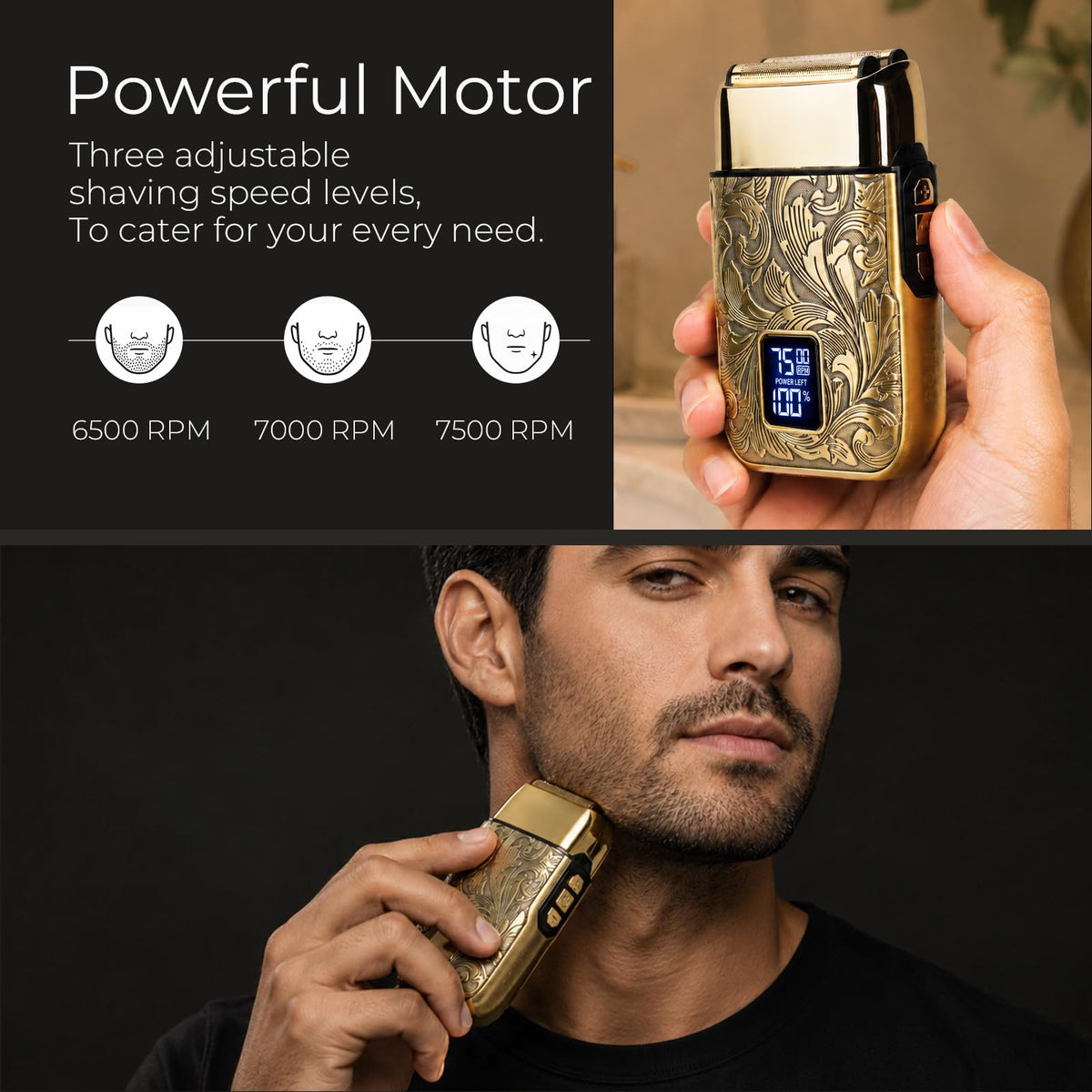Ufree Foil Shaver for Men Electric Razor Face Shaver - Ufree Official Imagery - 6