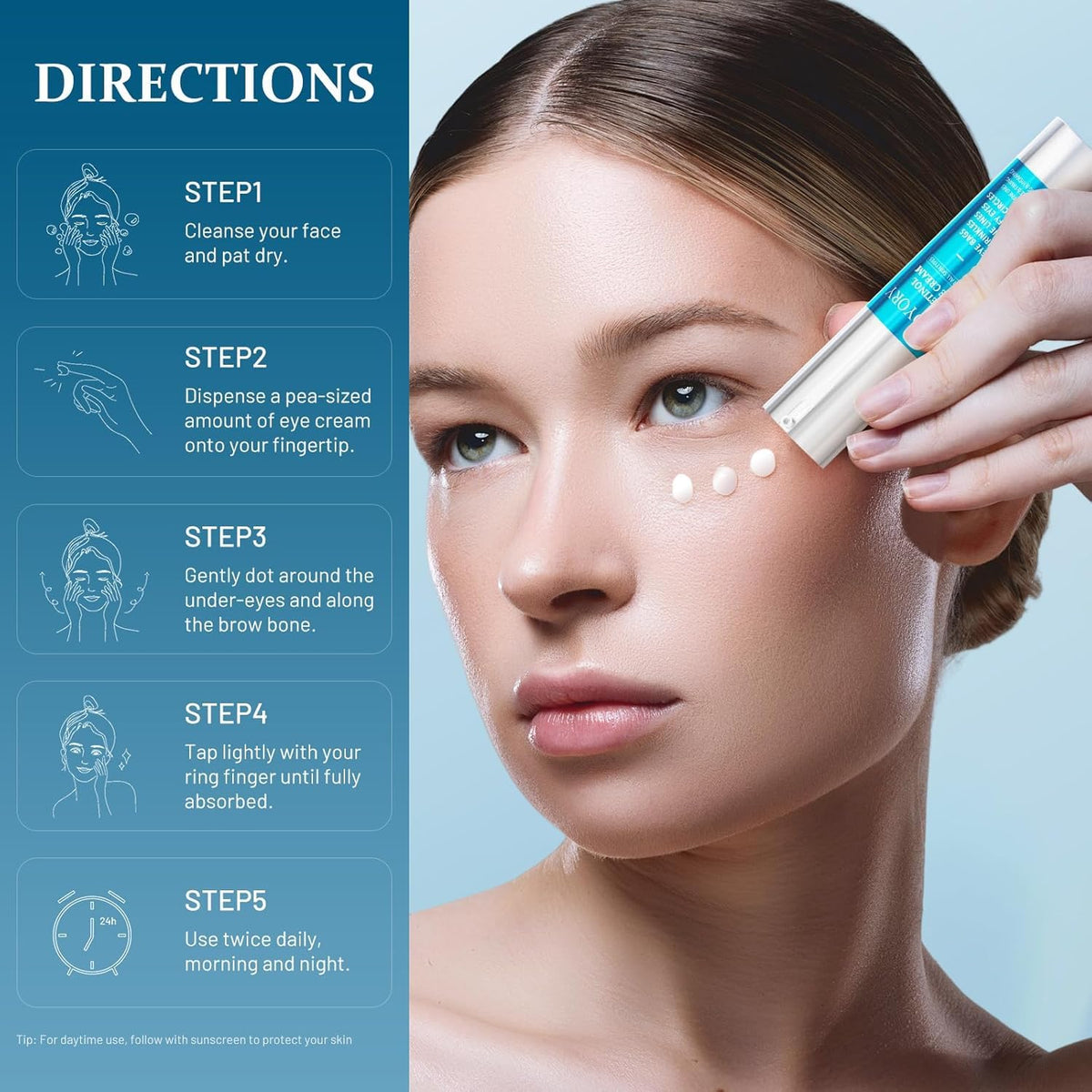 Retinol Eye Cream for Eye Bags - YOYORY Official Imagery - 8