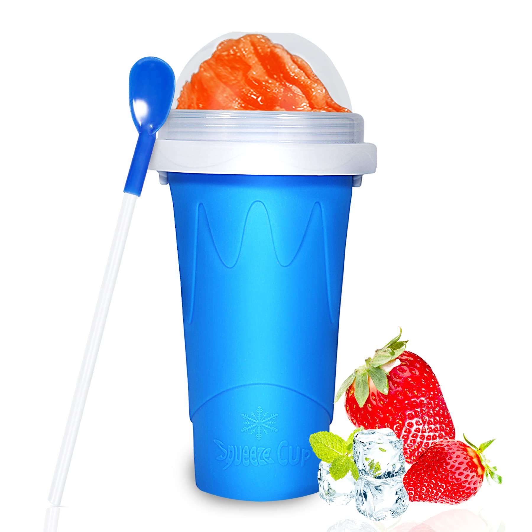 Color Land Slushy Cup, TIK TOK Slushie Maker Cup Frozen Magic Squeeze Cup, Ice - Color Land Official Product View 8