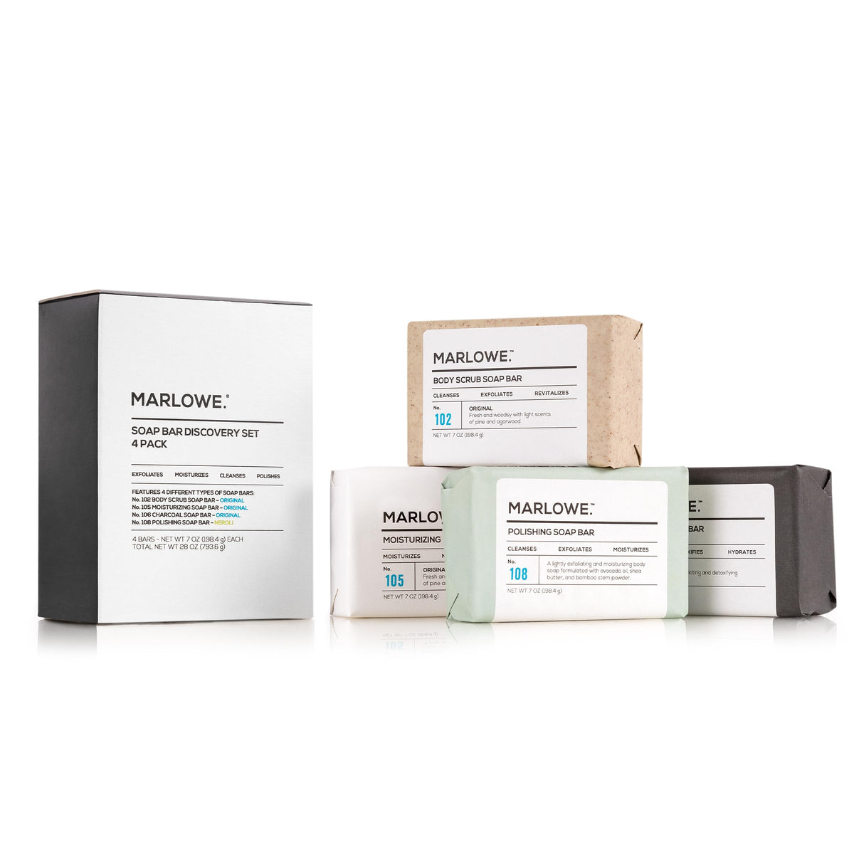 MARLOWE Men s Body Scrub Soap Exfoliating Soap Bars Variety - MARLOWE. Official Imagery - 8