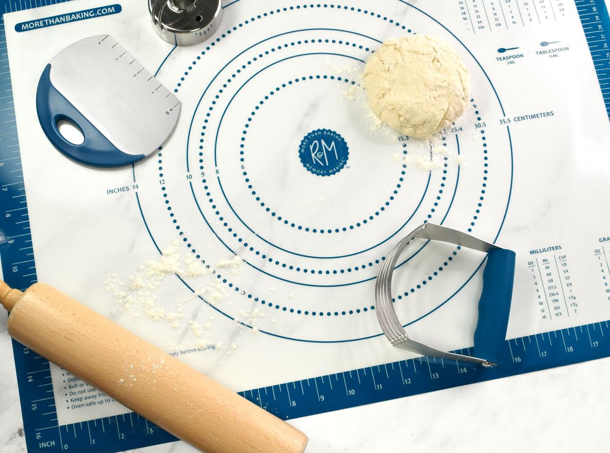 R&M Silicone Baking Mat 18" x 24" – Non-Stick Pastry Mat with Measurem - View 4