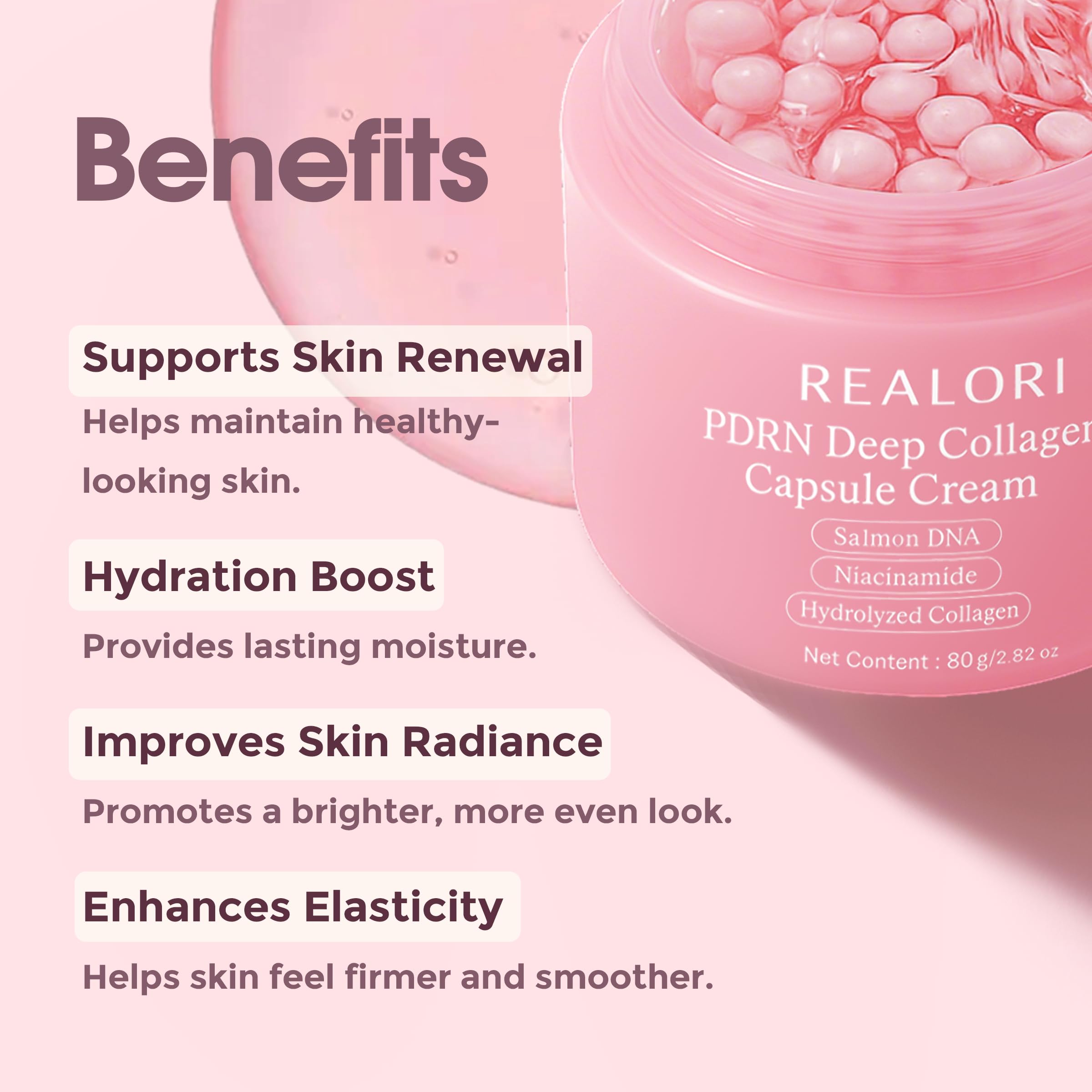 PDRN Collagen Capsule Cream &amp; Deep Hydrating Overnight Gel - realori