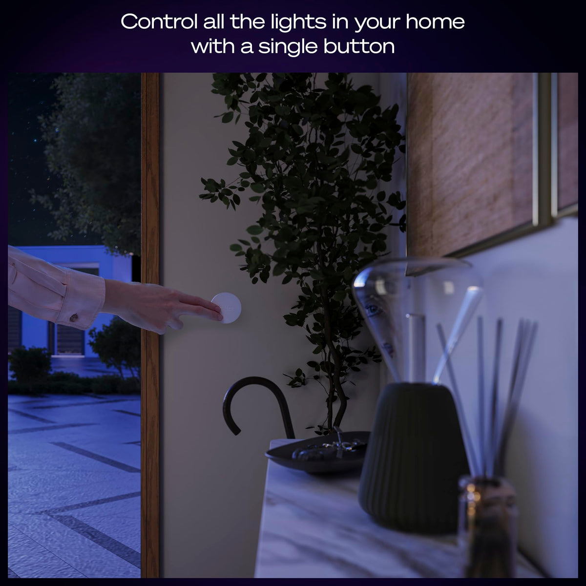 PHILIPS Hue Wireless Smart Light Switch Button White 1 Pack - Premium Selection Official Imagery - 5