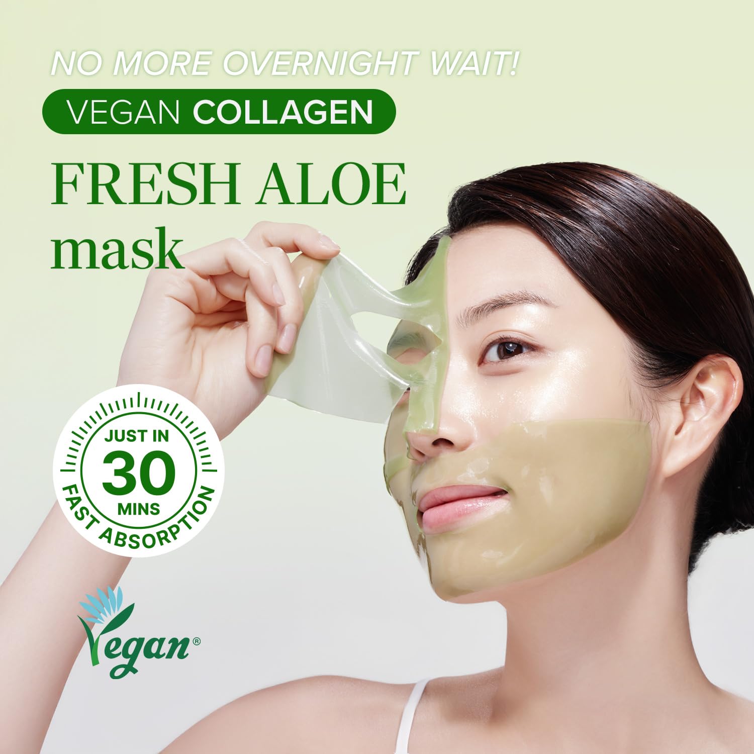 Mary&amp;May Fresh Aloe Cooling Hydrogel Mask, 4 Sheets - Mary&amp;May