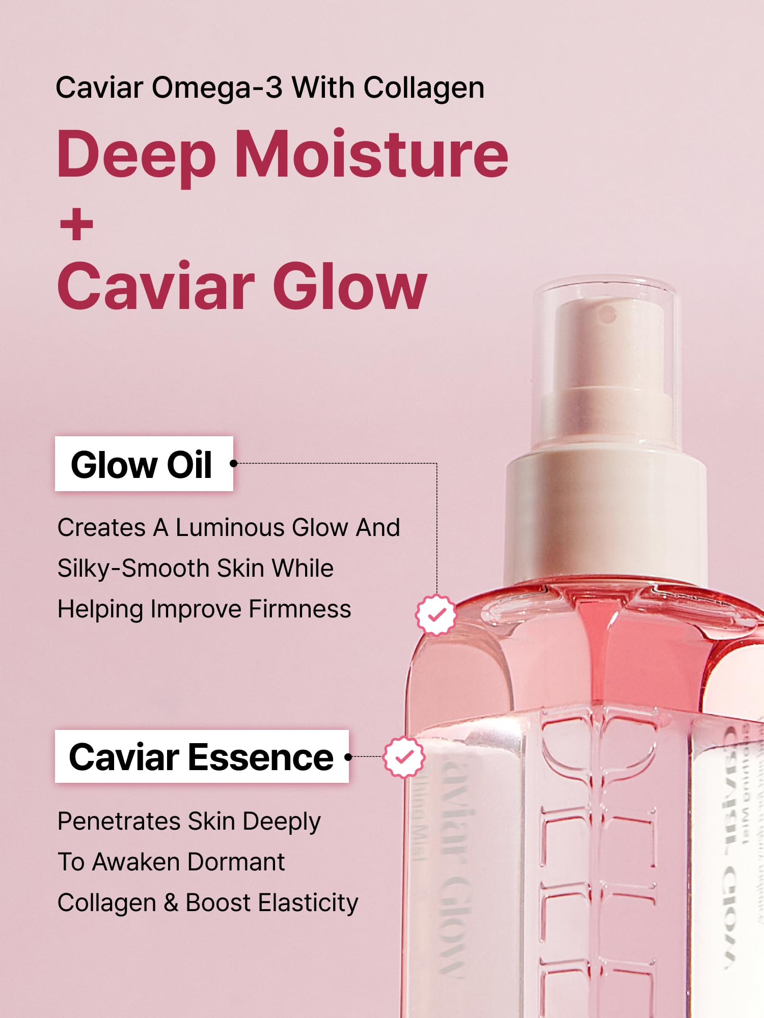 Caviar Glow Soothing Mist Korean Glass Skin Spray Serum - Delere Official Imagery - 7