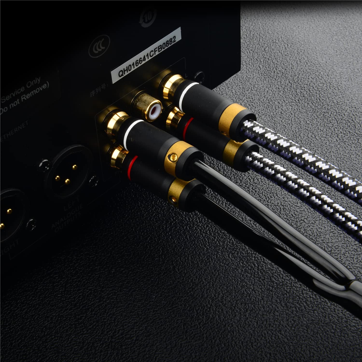 Wekuant Audiophile RCA Cable,   3.5mm Male to 2RCA Male Stereo Au by Wekuant - Angle View 8