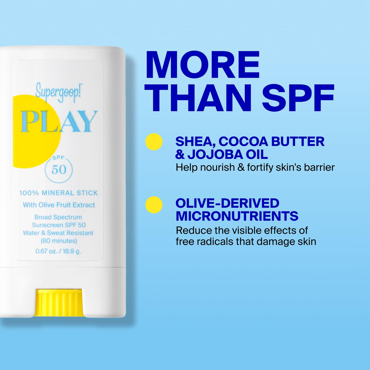Supergoop PLAY Mineral Stick SPF 50 - Premium Selection Official Imagery - 4