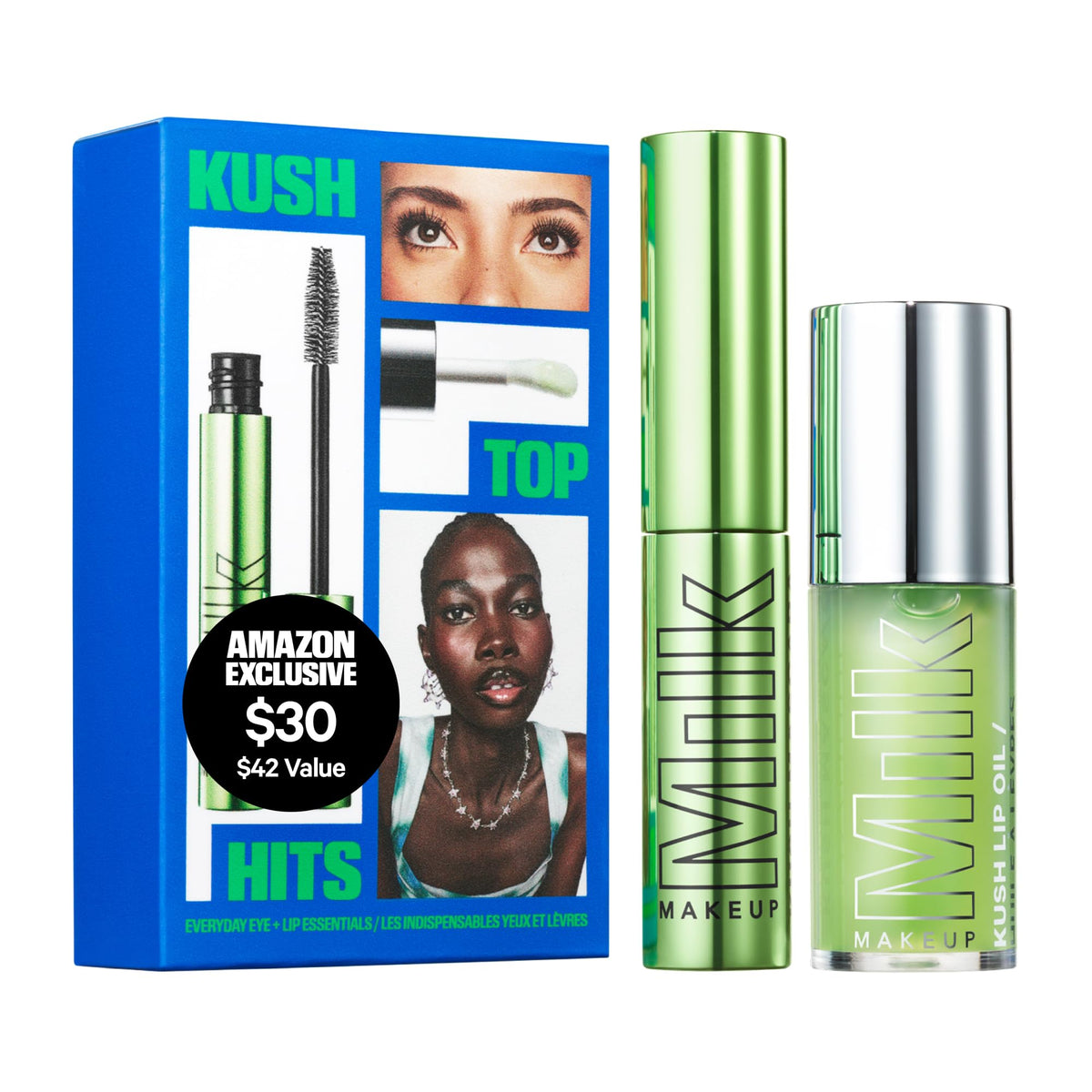 Milk Makeup Mini KUSH Big Hit Mascara Full Size KUSH Lip Oil - Premium Selection Official Imagery - 2