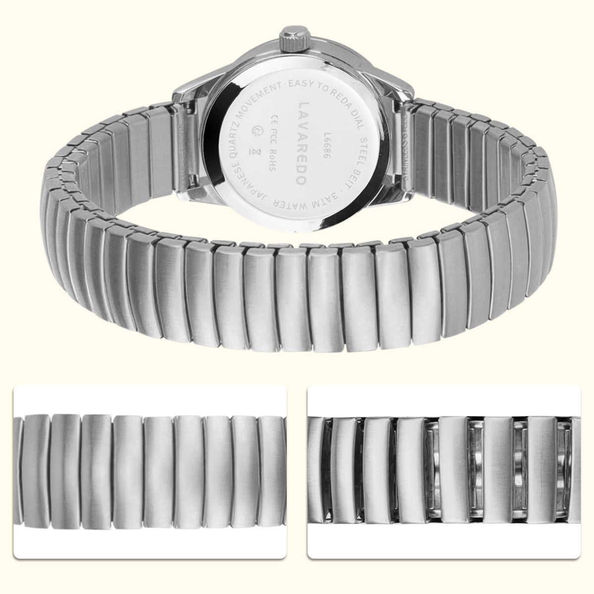 Gold Watches for Women Small Wrist Ladies Stainless Steel - VTAIGE Official Imagery - 4