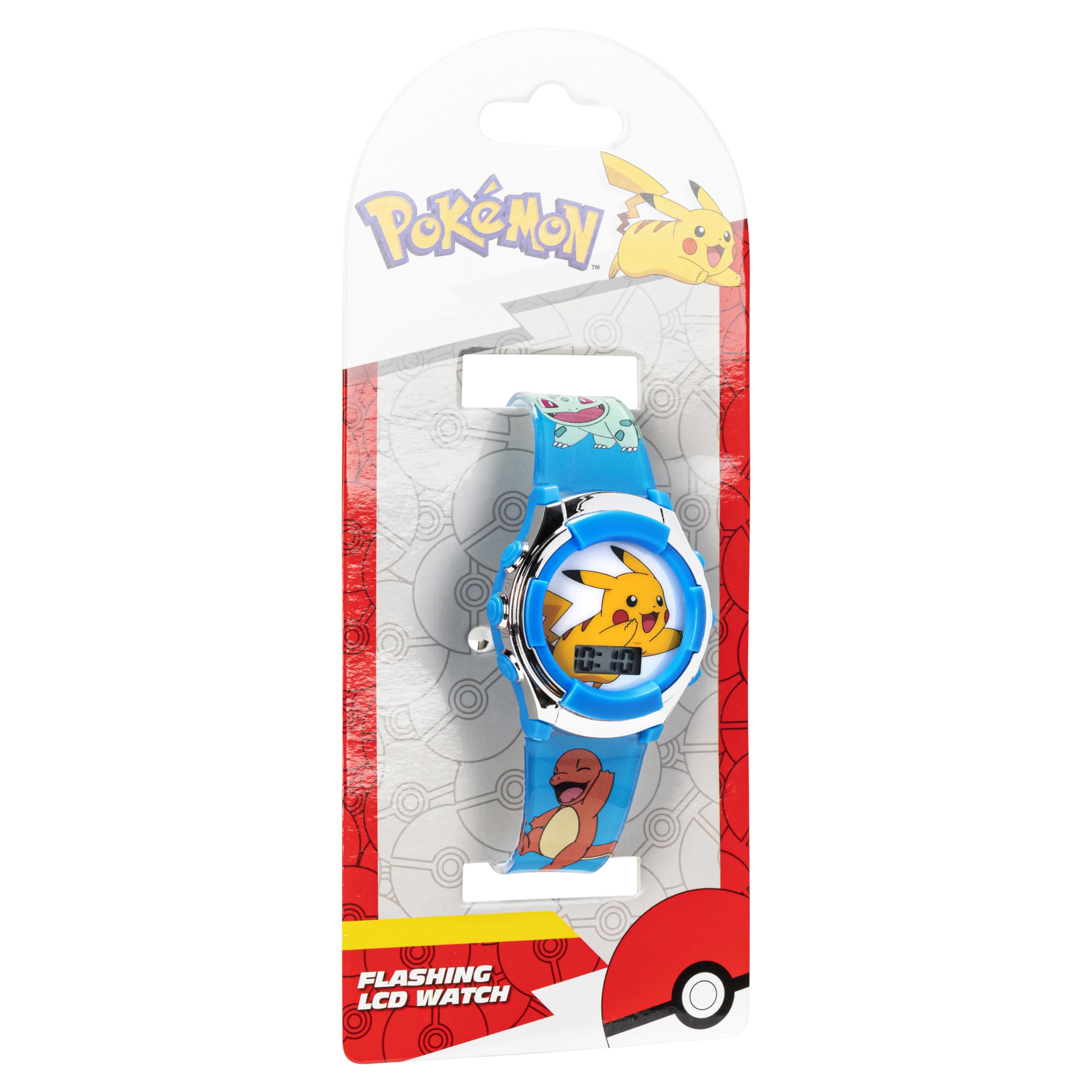 Accutime Pokémon Kids Digital Watch with Flashing LED Lights, Pikachu - View 9