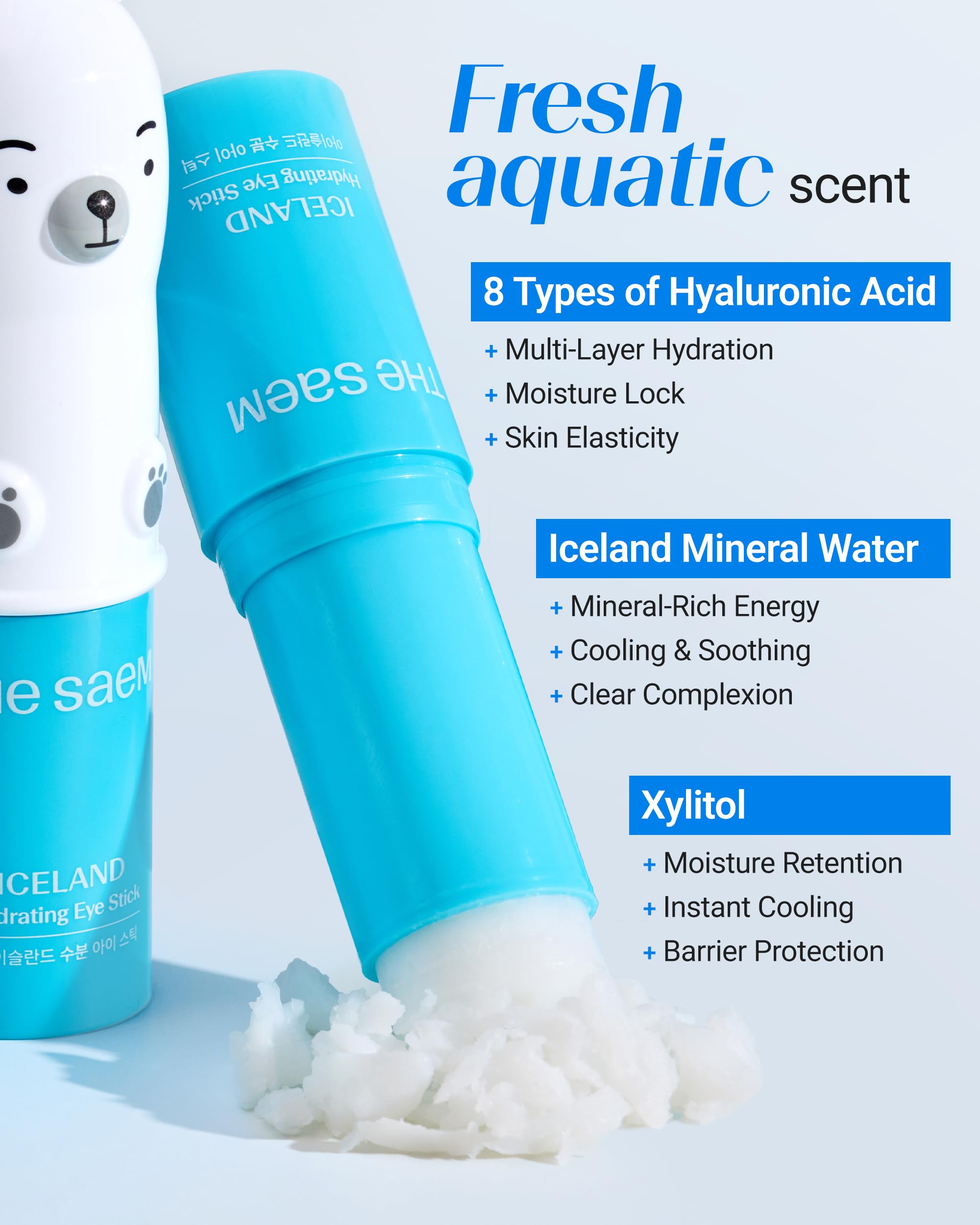 THESAEM Iceland Multi Eye Stick Korean Under Eye Balm for - THESAEM Official Product Imagery - 5