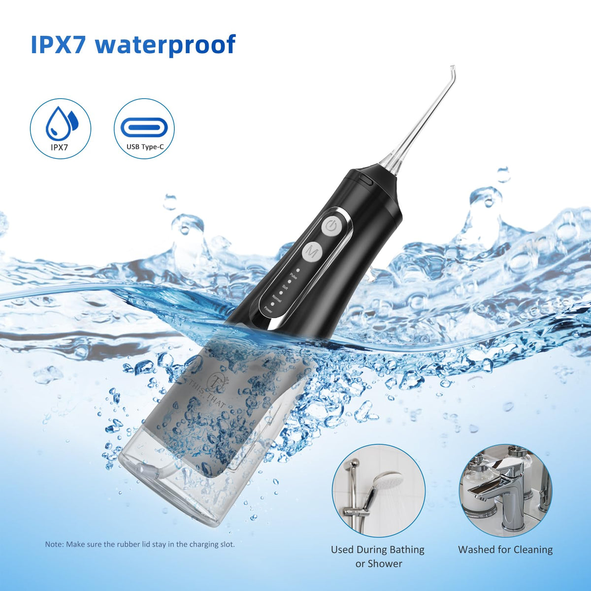TTFM Electric Dental Water Flosser for Teeth Gums Braces - This That For Me Official Imagery - 7