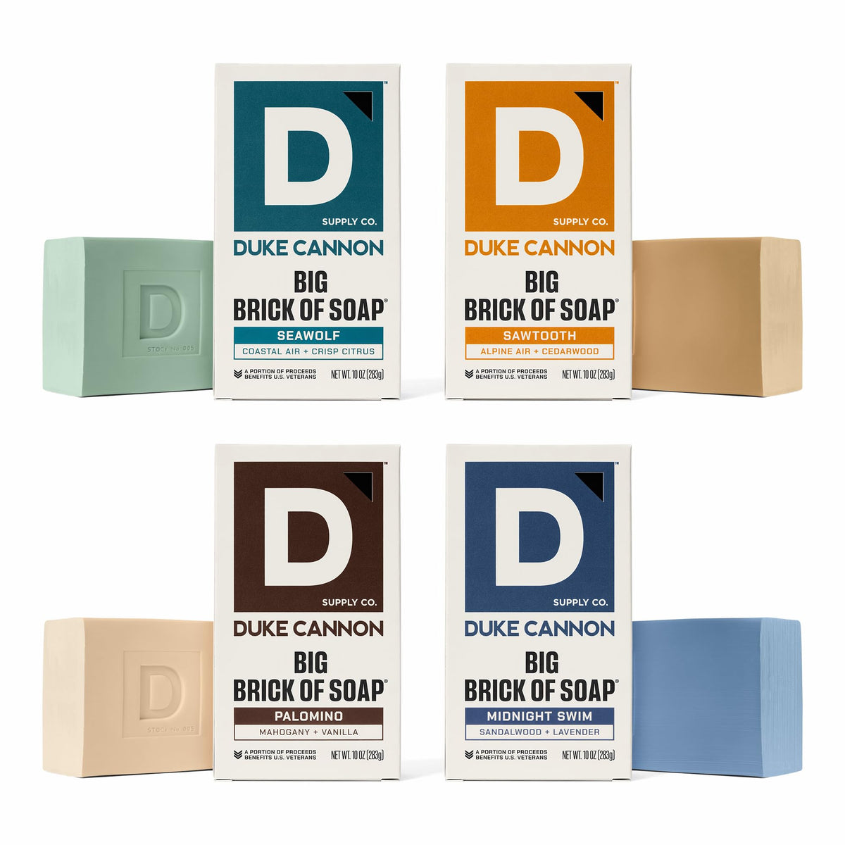 Duke Cannon Big Brick of Soap Variety Pack Midnight Swim - Duke Cannon Supply Co. Official Imagery - 2