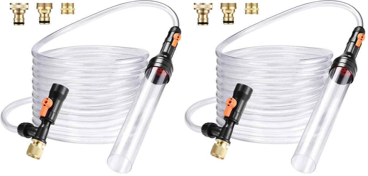 Gravel Vacuum for Aquarium Water Changer Fish Tank Cleaning - enomol Official Imagery - 8