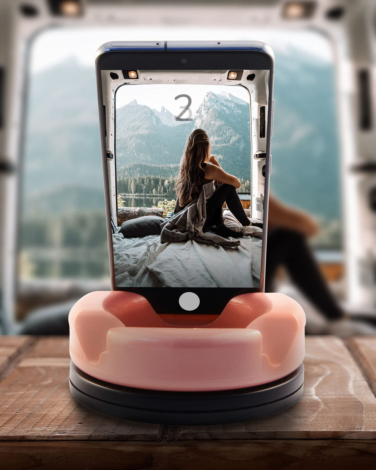 360 Swivel Smartphone and Tablet Stand and Desk Organizer - GoDonut Official Imagery - 7