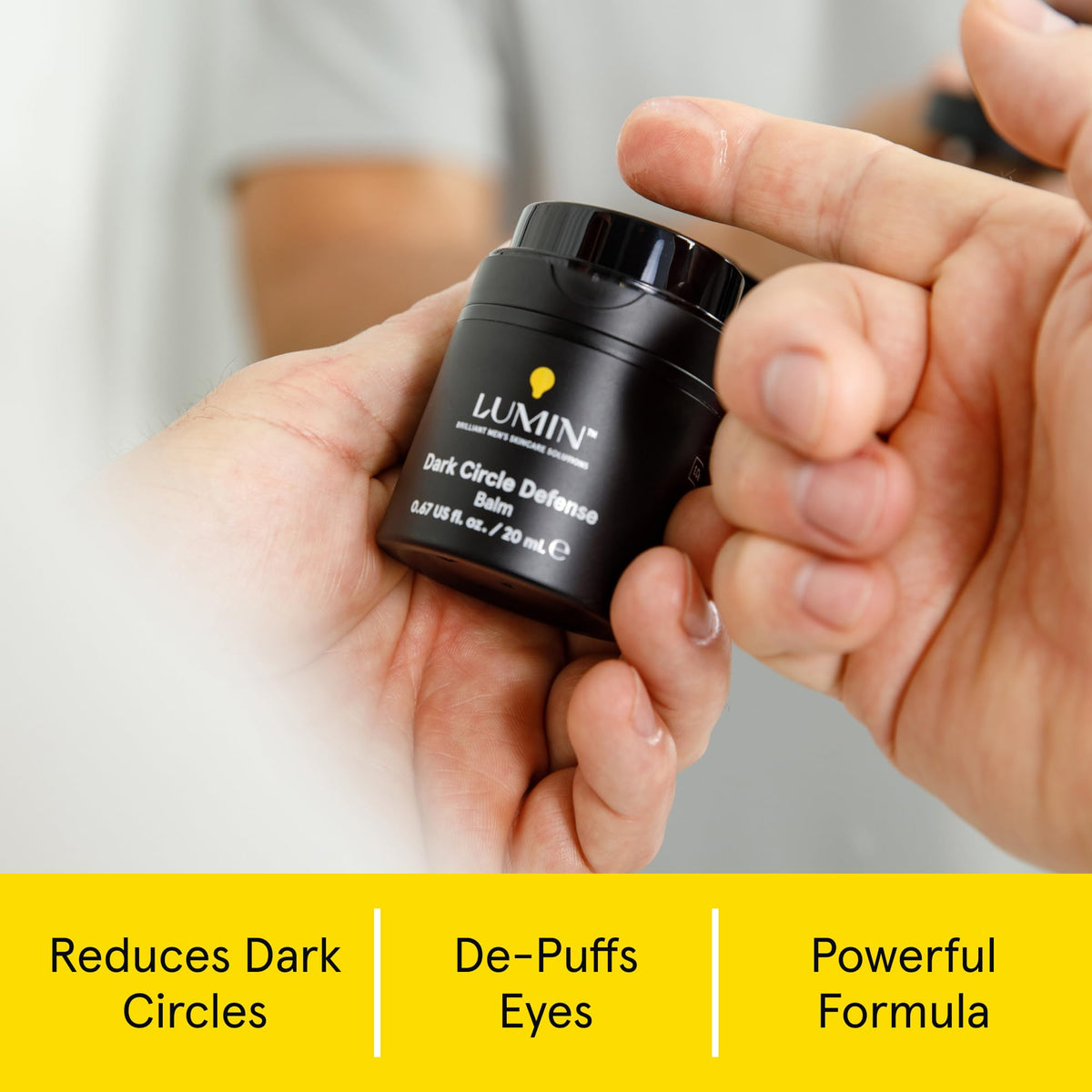 Lumin Dark Circle Defense Balm for Men - Lumin Official Imagery - 3