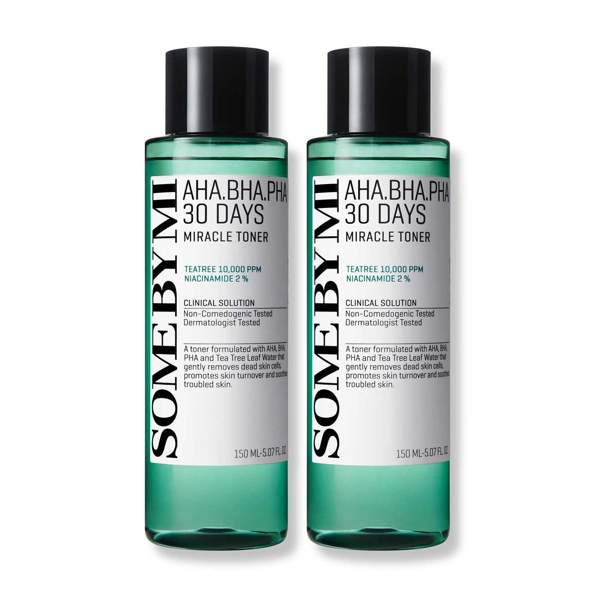 SOME BY MI AHA BHA PHA 30 Days Miracle Toner Pack of 2 - SOME BY MI Official Imagery - 2